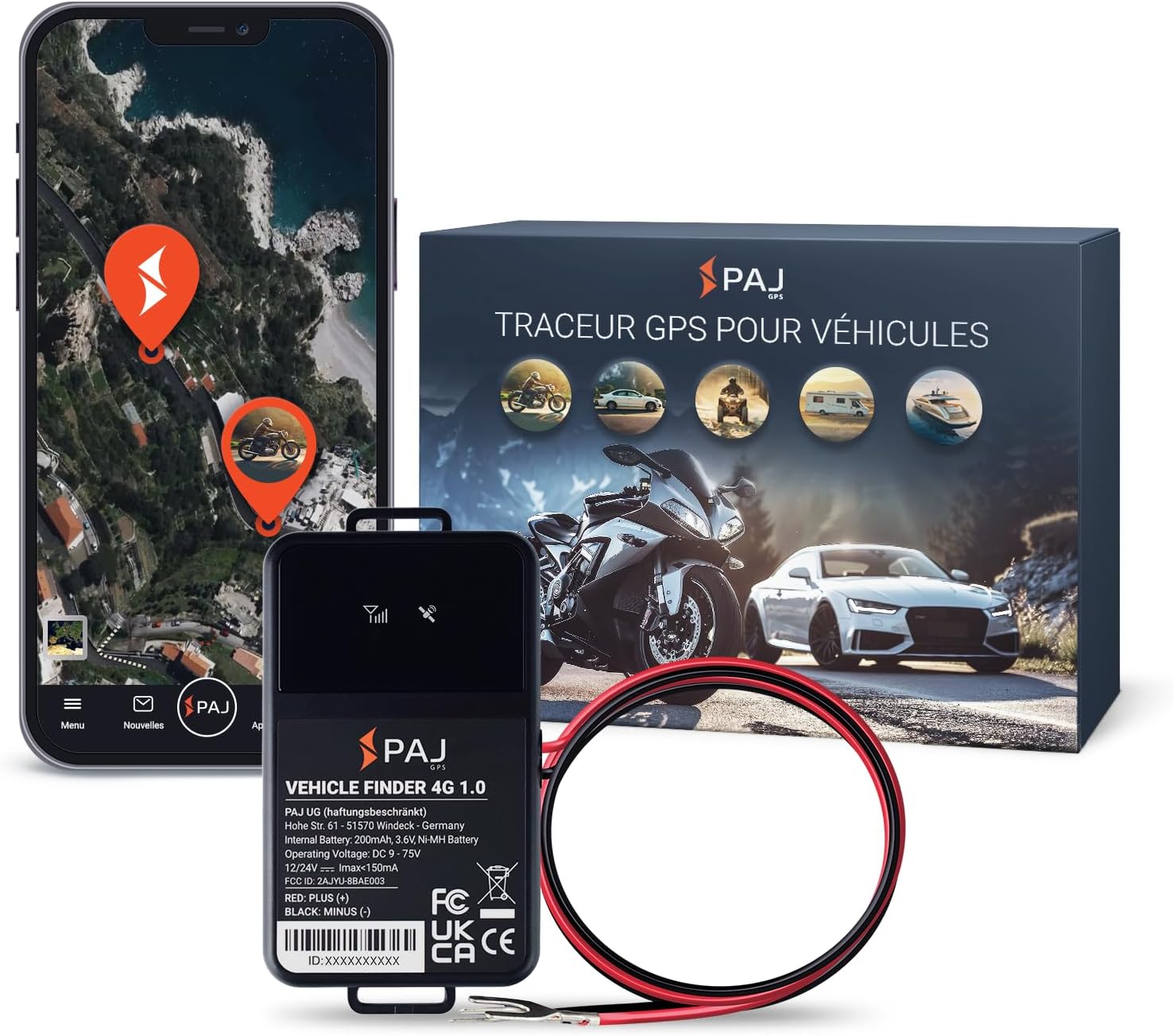 PAJ Vehicle Finder 1.0 4G par PAJ